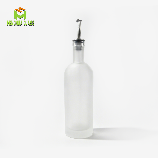 500ml Frosted Olive Oil Glass Bottle